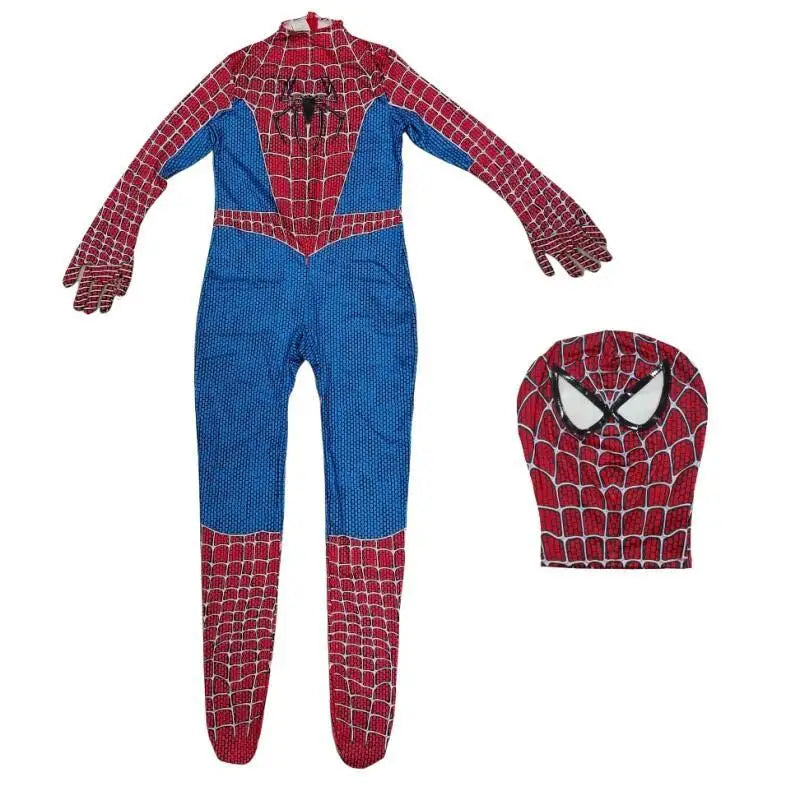 Adult Spiderman Costume Superhero Zentai Jumpsuits for Men Women Cosplay Bodysuit with Headgear Halloween Carnival Outfits