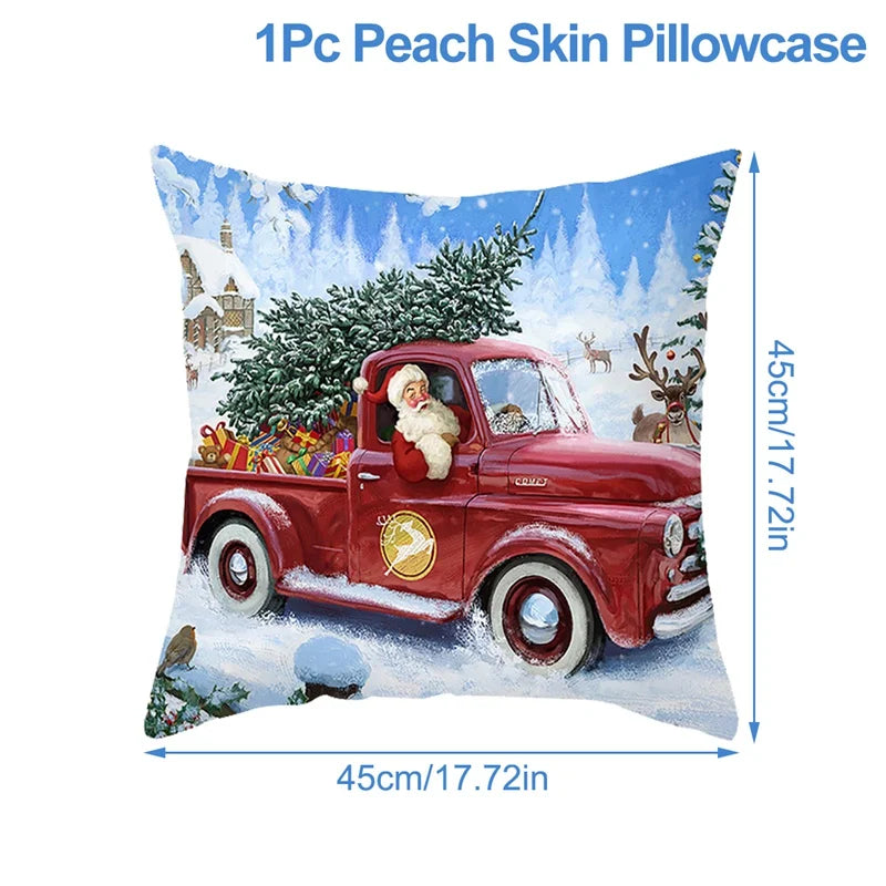 Christmas Cushion Cover For Home Decor 2025 2026 Pillowcase