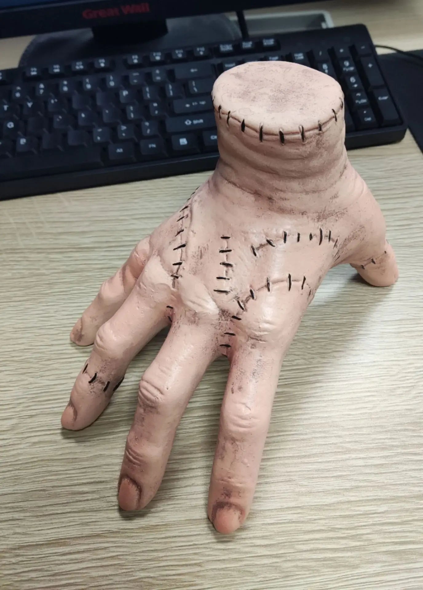 Wednesday Thing Hand Latex Figurine Addams Family Decor