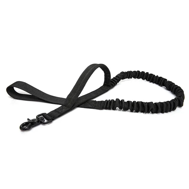 Tactical Dog Harness Leash Metal Buckle MOLLE Vest K9 Training