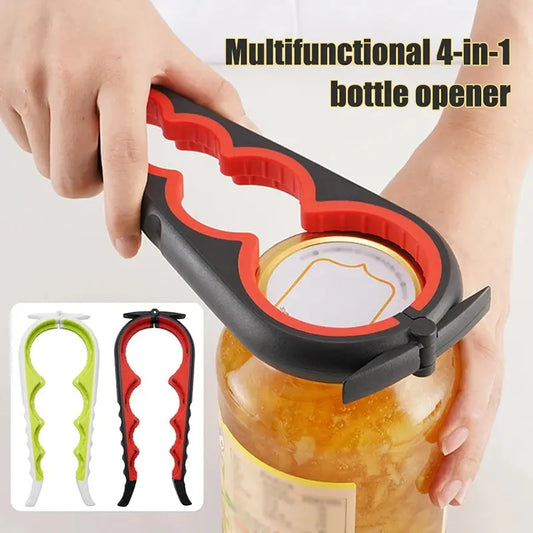 Can Opener Multi Functional Four In One Beverage Bottle Opener