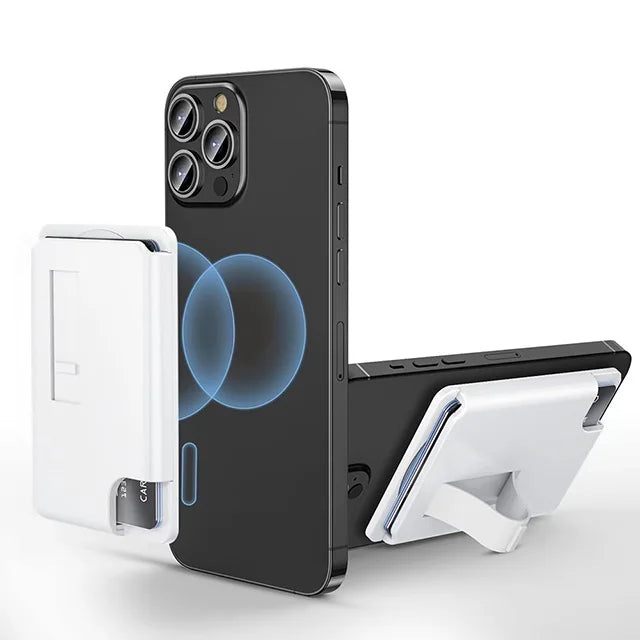 Grippopso Magnetic Wallet Universal Phone Card Holder Case