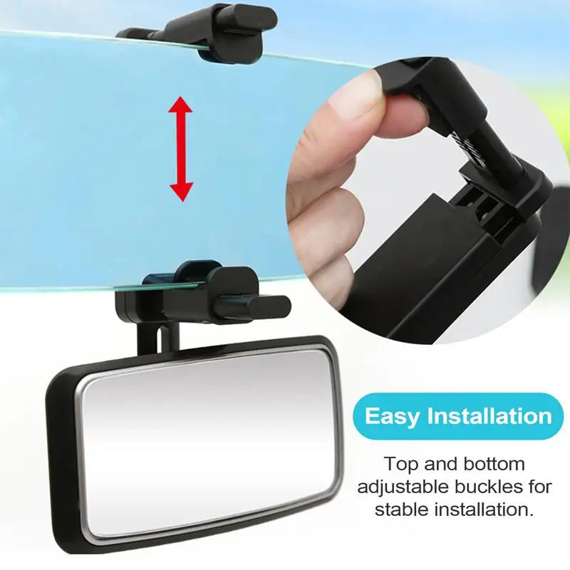 Car Interior Baby Rearview Mirror Wide View Adjustable Monitor
