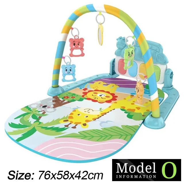Baby Fitness Stand Music Play Gym Activity Toys Newborn