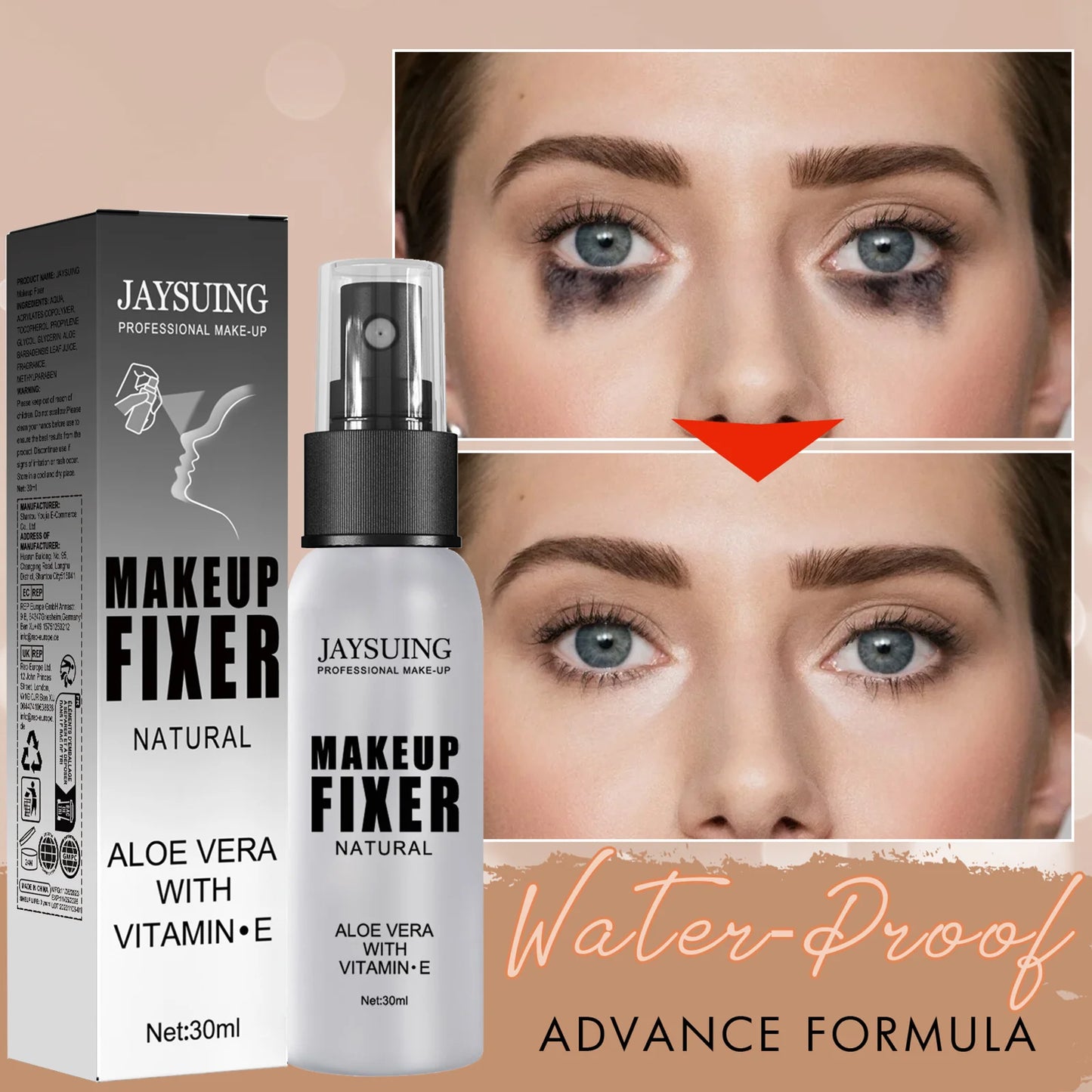 3pcs Makeup Setting Spray Oil-free Transfer-proof Long-lasting