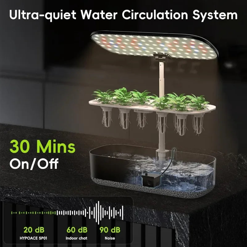 Large Hydroponics Growing System 14 Pods Indoor Herb Garden