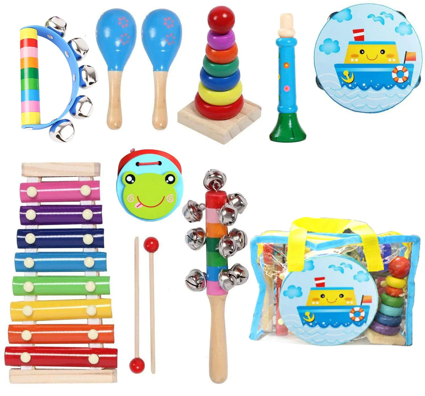 Carl Orff Baby Percussion Instrument Wooden Music Toy For Kids Learning Montessori Gift Creative Development New