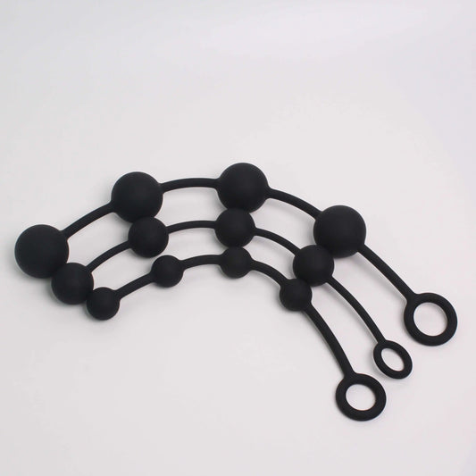 Silicone Anal Beads Butt Plug For Adults Erotic Masturbator