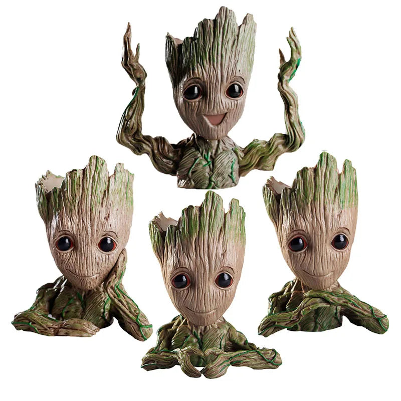 MINISO Groot Flower Pot Ornament Modern Art Vase For Living Room Decor