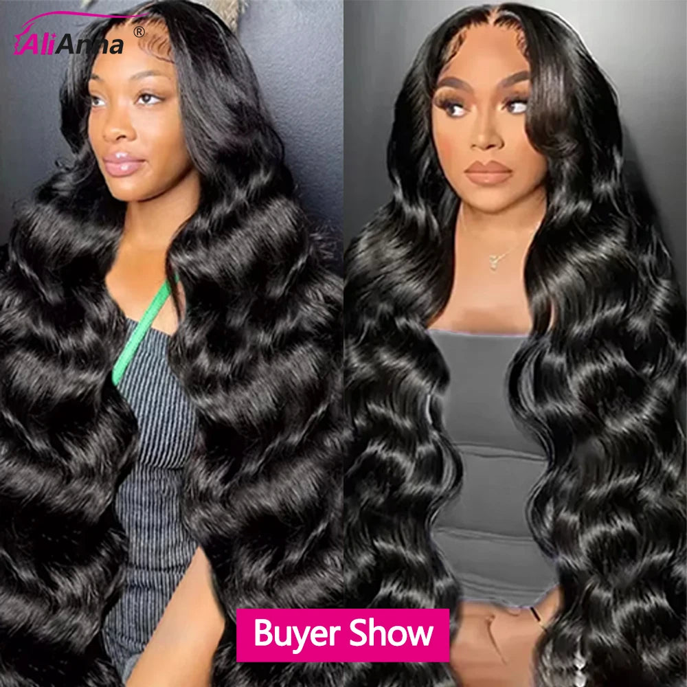 Body Wave Remy Brazilian Human Hair Bundles With HD Lace Closure 2x6 4x4