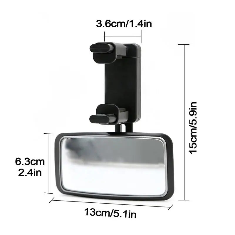Car Interior Baby Rearview Mirror Wide View Adjustable Monitor