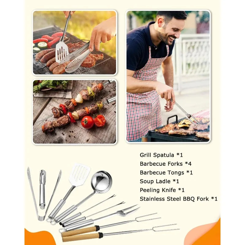 Camping Cooking Utensils Set - 33Pcs/45Pcs Gear for Cooking