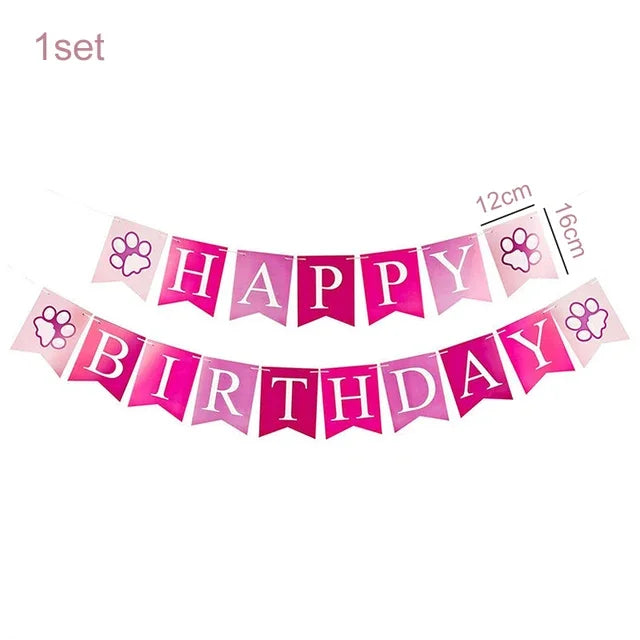 Pets Happy Birthday Decoration Dog Costume Hats Bowknot