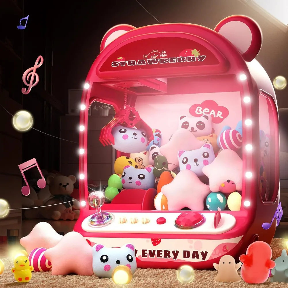 Claw Game Machine Unicorns Mini Vending Machine LED Music