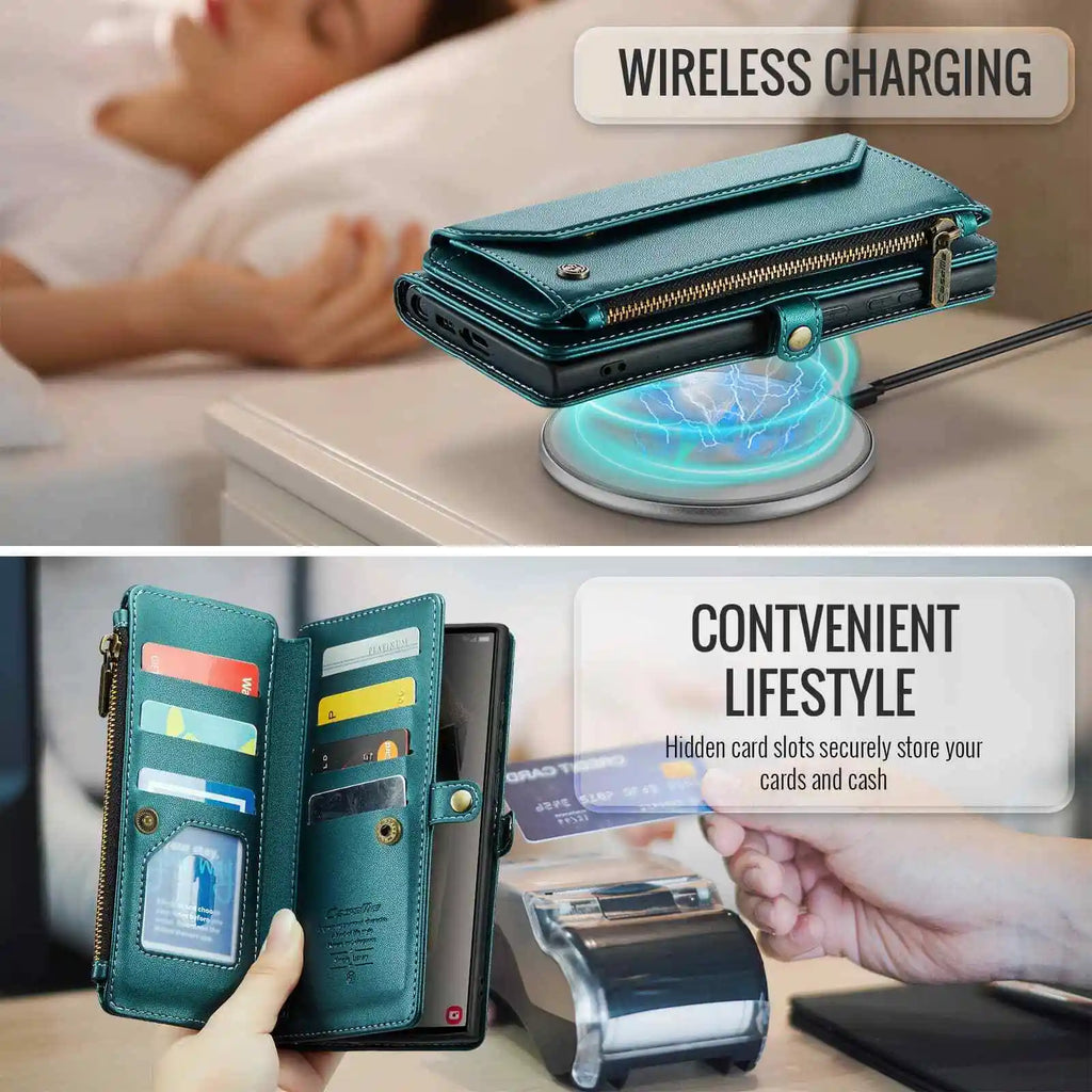 Samsung Galaxy Crossbody Wallet Case With Card Holder S24 S23 Ultra S22 S21 S20