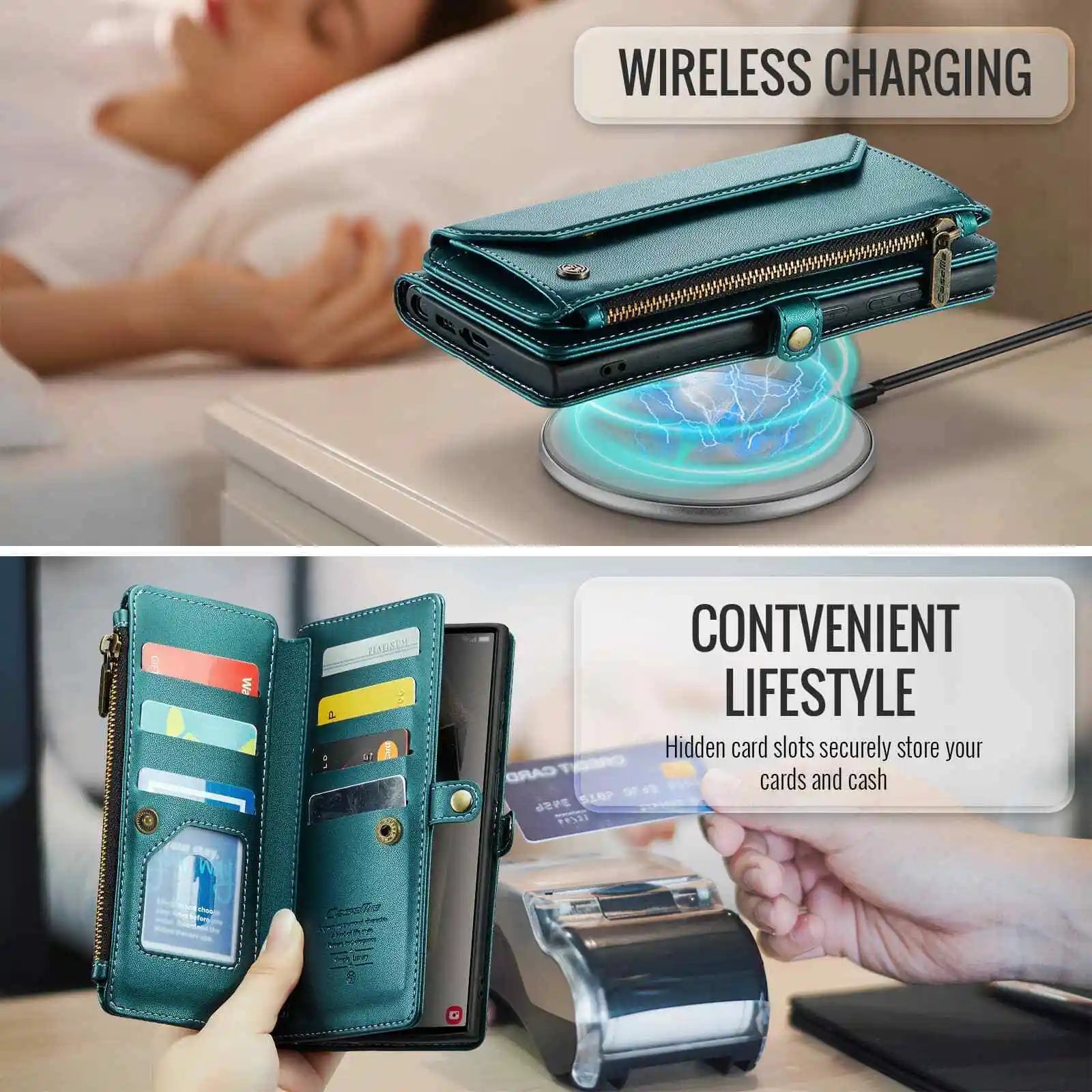 Samsung Galaxy Crossbody Wallet Case With Card Holder S24 S23 Ultra S22 S21 S20