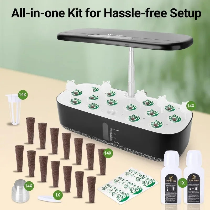 Large Hydroponics Growing System 14 Pods Indoor Herb Garden