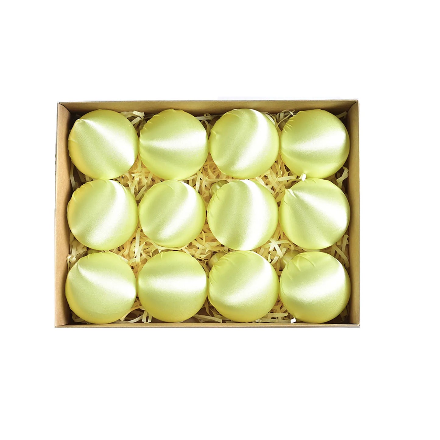 12pcs Glossy Velvet Christmas Ball Ornaments For Tree 2025