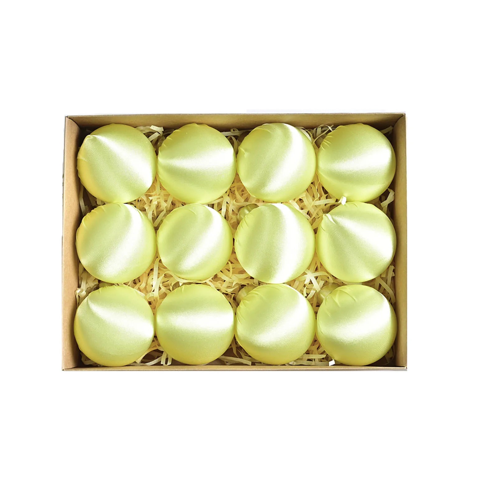 12pcs Glossy Velvet Christmas Ball Ornaments For Tree 2025