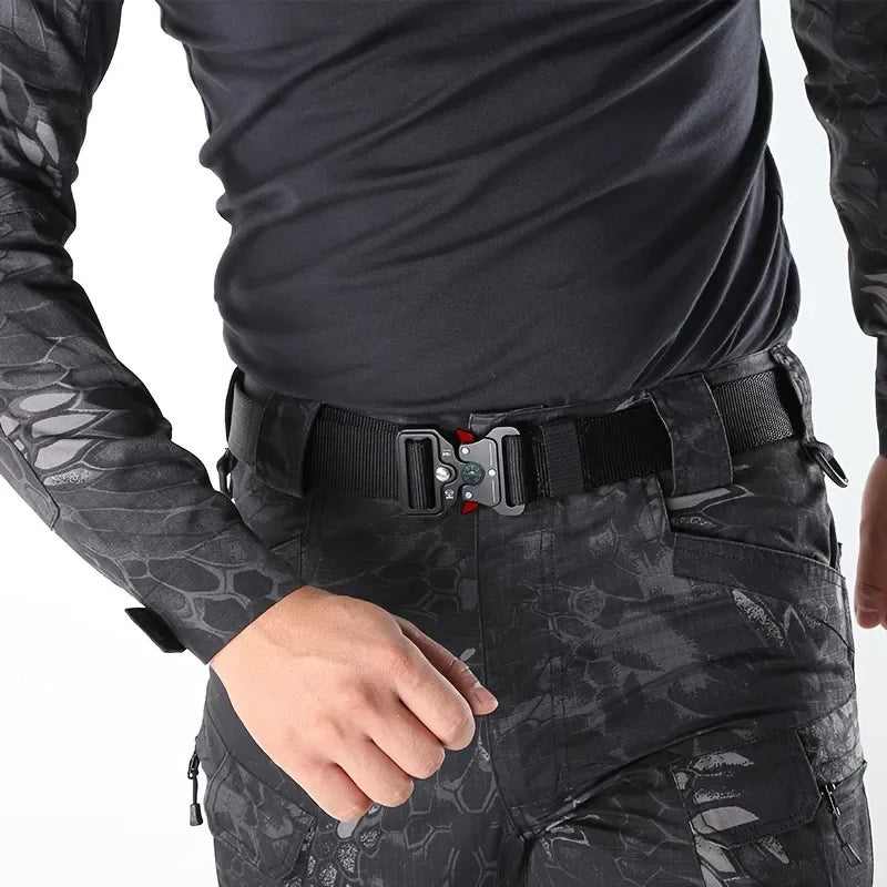 Genuine Tactical Quick Release Nylon Belt Outdoor Military Gear Unisex