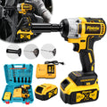 Cordless Brushless Impact Wrench 665 Ft Lbs 900 Nm Electric Driver 2x4000mAh