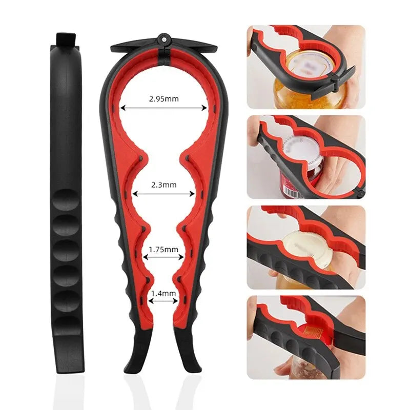 Can Opener Multi Functional Four In One Beverage Bottle Opener