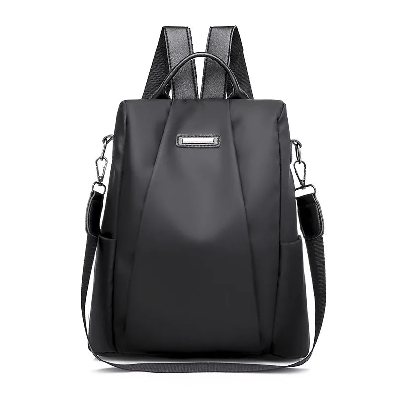 Anti Theft Womens Backpack 2024 Korean Style Nylon Canvas Oxford Bag