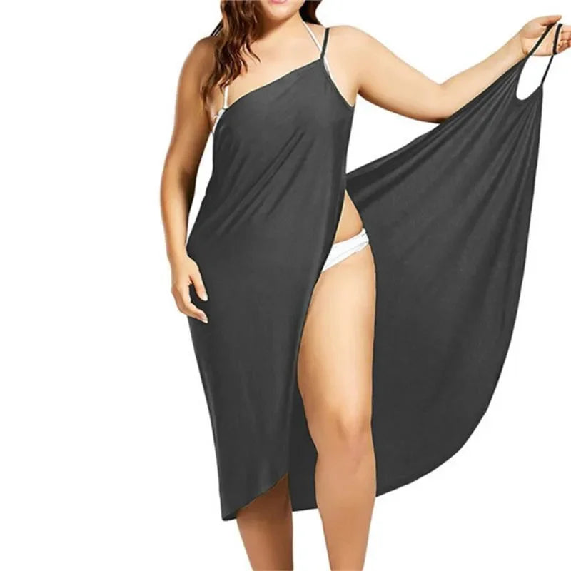 Womens Beach Cover Up Sarong Dress Backless Swimwear