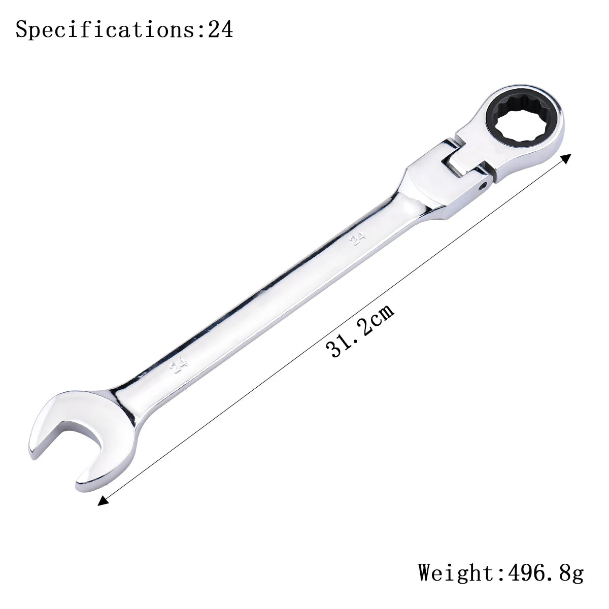 Ratchet Wrench of Keys Spanner Set Hand Tool 72-Tooth Ratchet