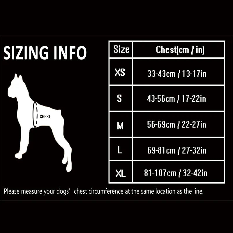 Winhyepet Training Dog Vest Reflective Nylon Harness for All Sizes
