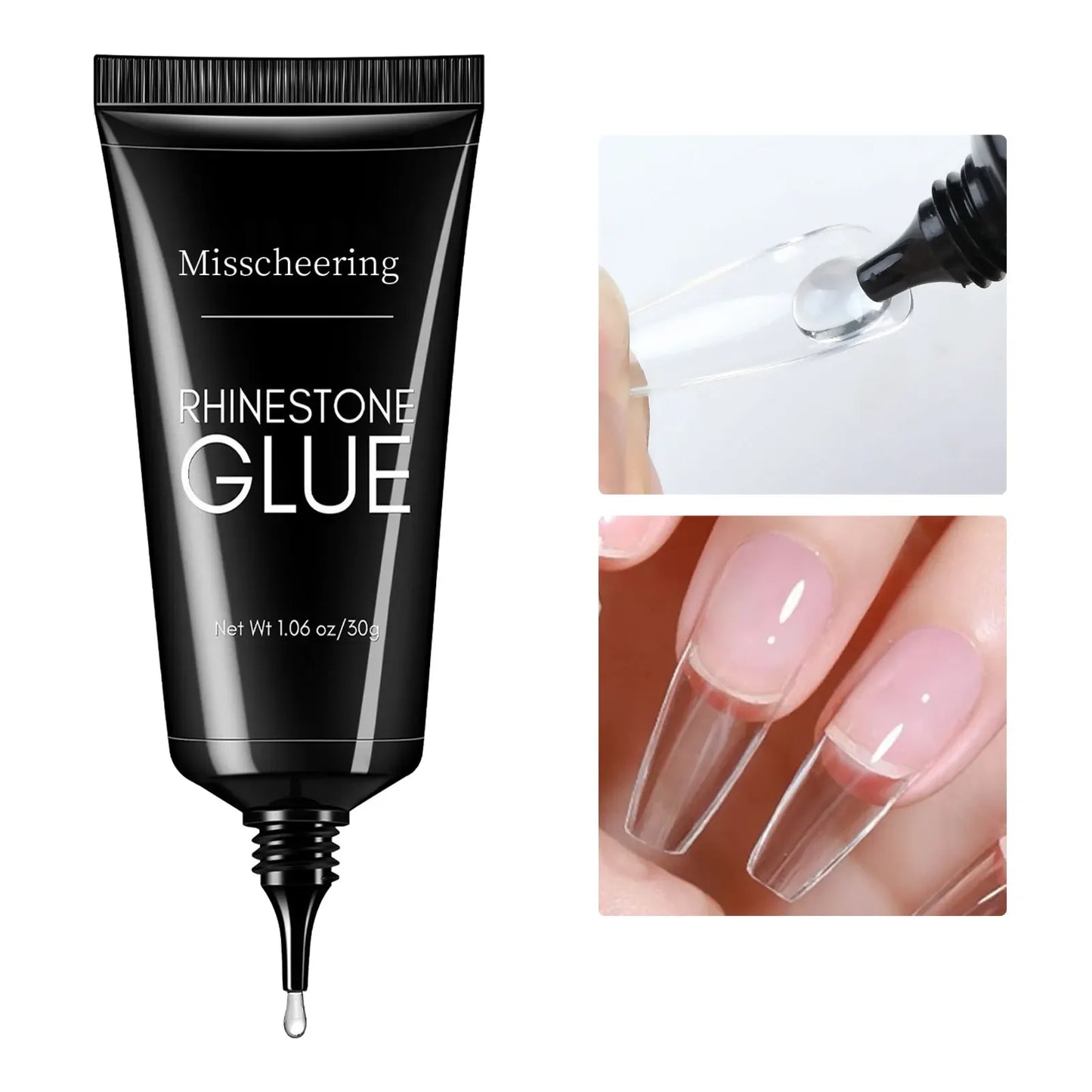 Nail Rhinestone Glue Super Strong Gel for Nail Charm Bling Gem Nail Art Diamonds