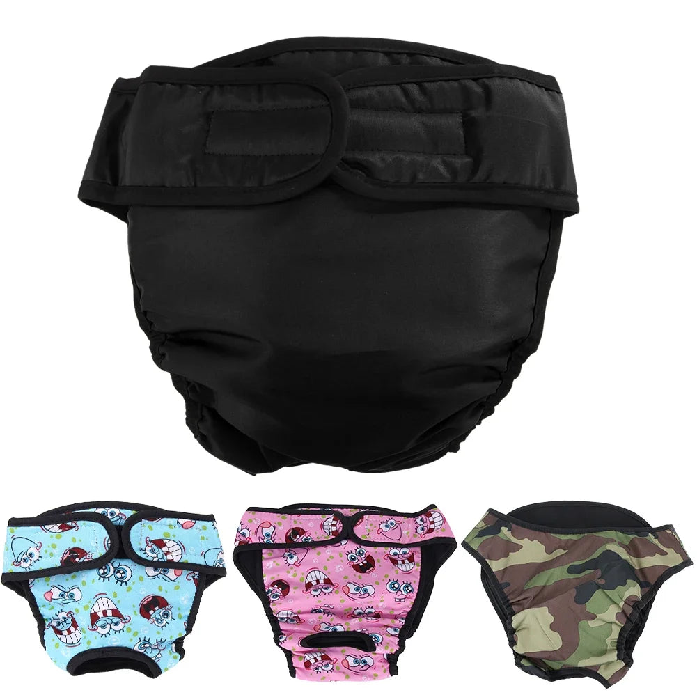 Large Dog Diaper Sanitary Pants Washable Female Dog Underwear