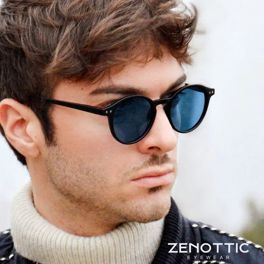 Zenottic Retro Circular Polarized Sunglasses S Size 2024 2025 for Men Women Vintage Small Round UV400 Goggles Shades