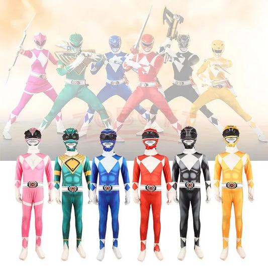Adult Samurai Sentai Shinkenger Rangers Costume Fantasia Halloween Costume Mask for Men Boy