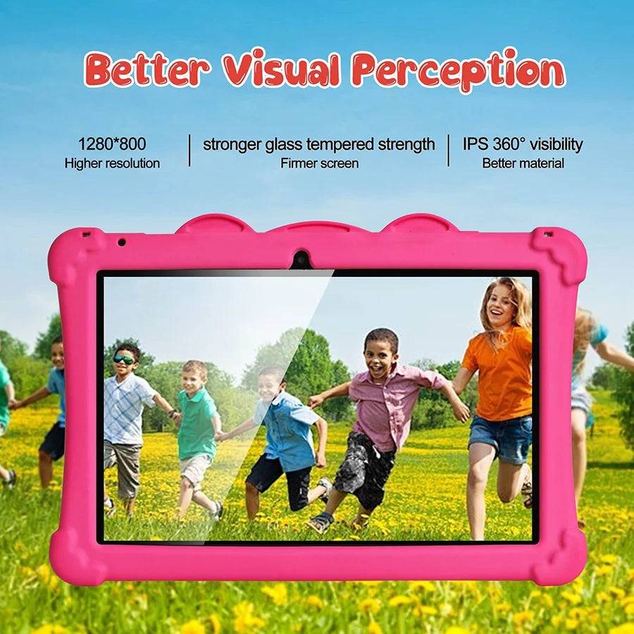 ATMPC Kids Tablet PC 10.1 Inch Android 14 with 6GB RAM