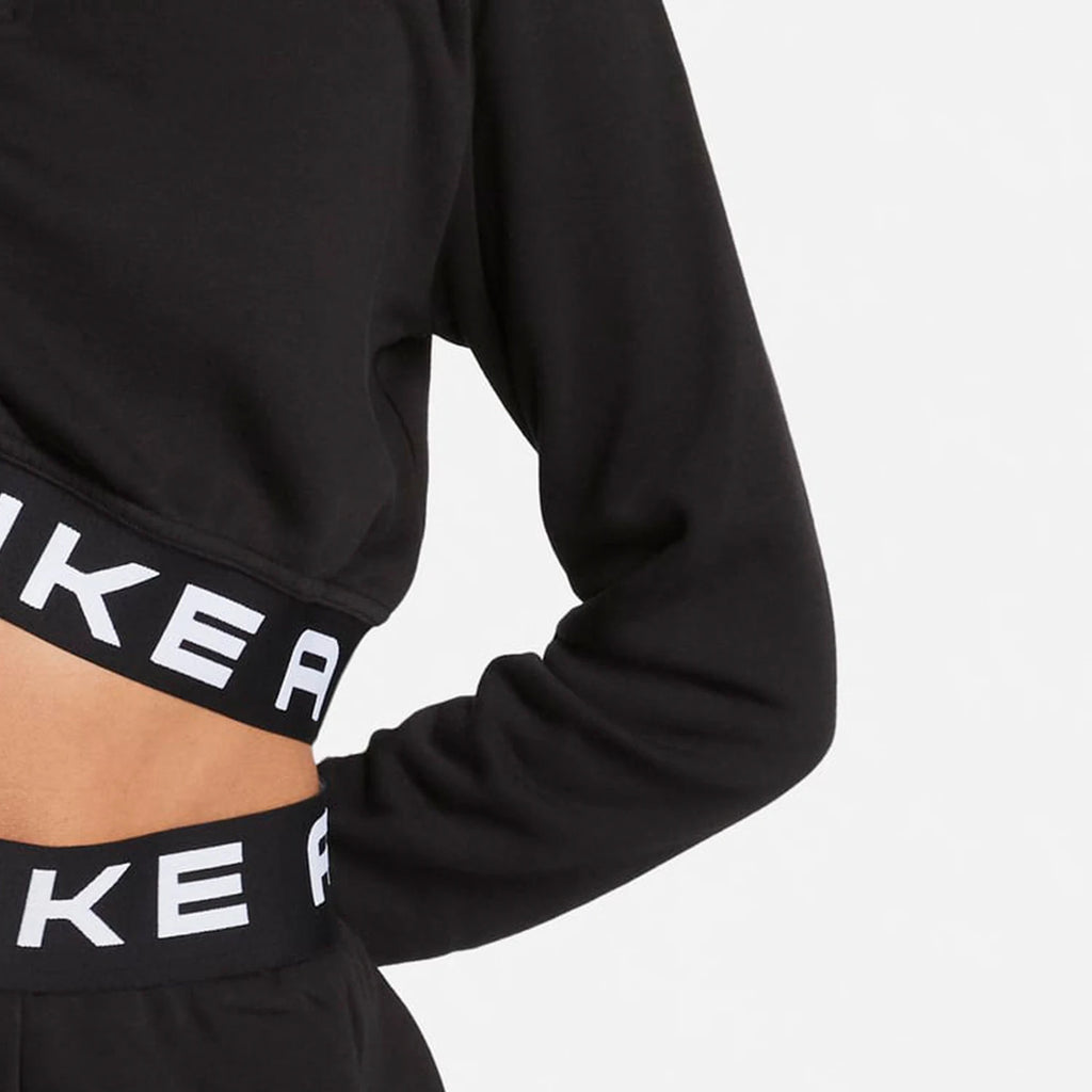 Nike Women's Loose Short Half Zip Sweatshirt FB8068 010