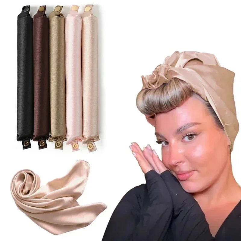 Heatless Hair Curler Headband No Heat Satin Sleep Curlers