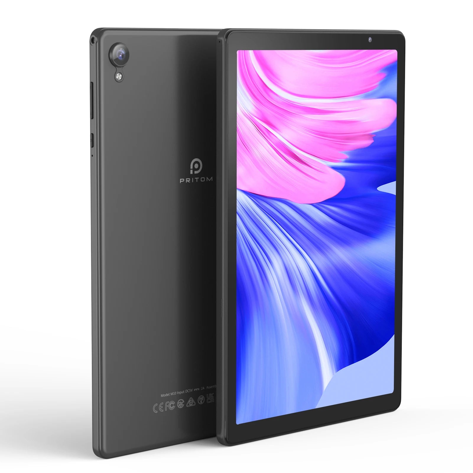 PRITOM 10.1 Inch Android 12 Tablet 32GB ROM 512GB Expand 2GB RAM WiFi 6 QuadCore