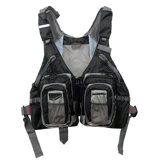 Fishing Vest with 10 Pockets Waterproof Adjustable Breathable Safety Jacket for Men and Women Outdoor Accessories