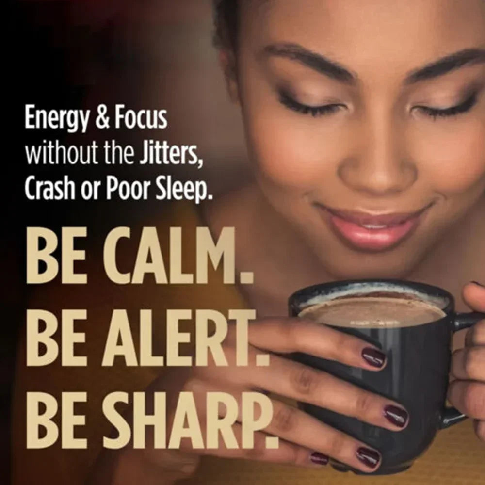 Organic Mushroom Coffee - Shiitake, Cordyceps, Supports Immune, Focus, Concentration, Stress, Digestion & Energy - 180 G