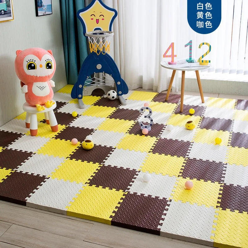 12pcs Foam Baby Play Mat Puzzle Mat Kids Interlocking Tiles