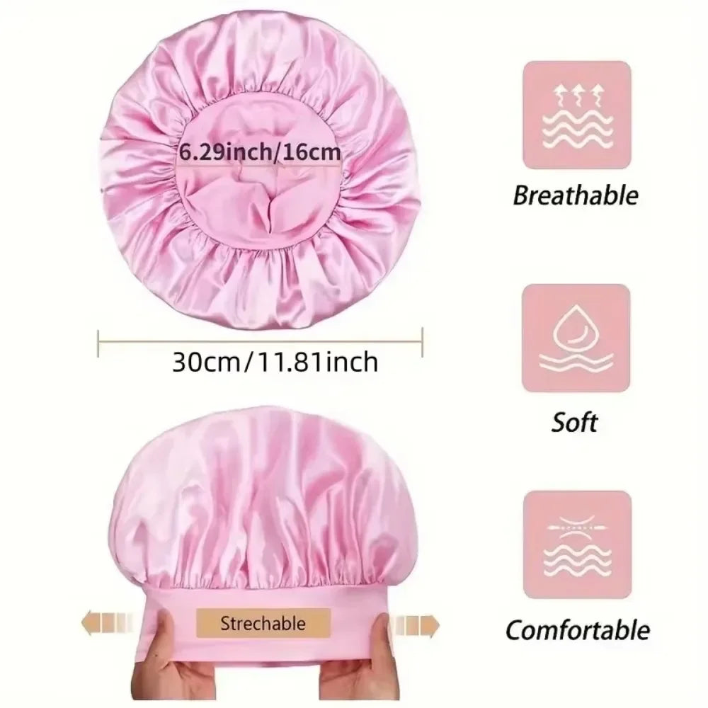 Heatless Curling Night Cap Headband Overnight Curler Hair Rollers Soft Hair