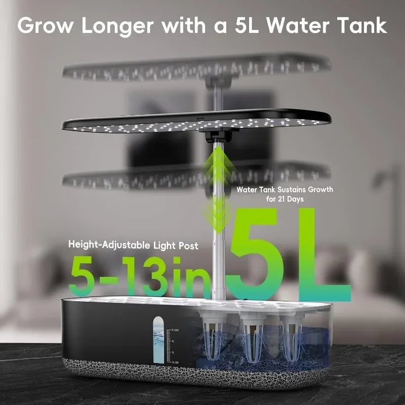 Large Hydroponics Growing System 14 Pods Indoor Herb Garden