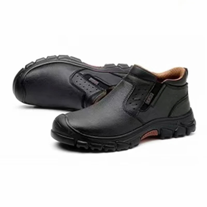Mens Composite Toe Work Boots Metatarsal Guard Puncture Proof Rubber Outsole