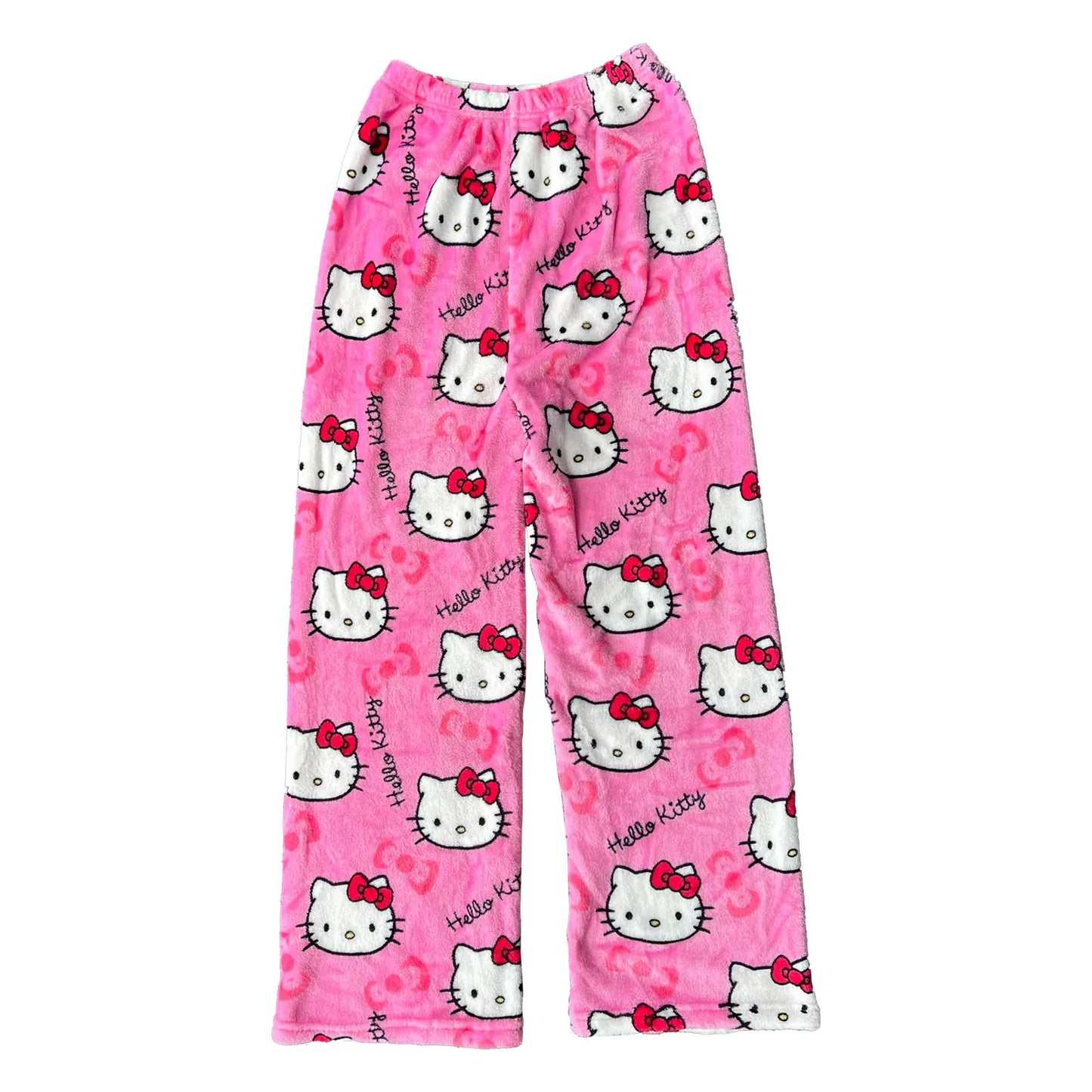 Y2K Hello Kitty Pajamas Pants Sanrio Anime Women's Sleepwear
