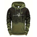 Autumn Winter Men's Tracksuit Set Hooded Sweatshirt Sweatpants Casual Sportswear