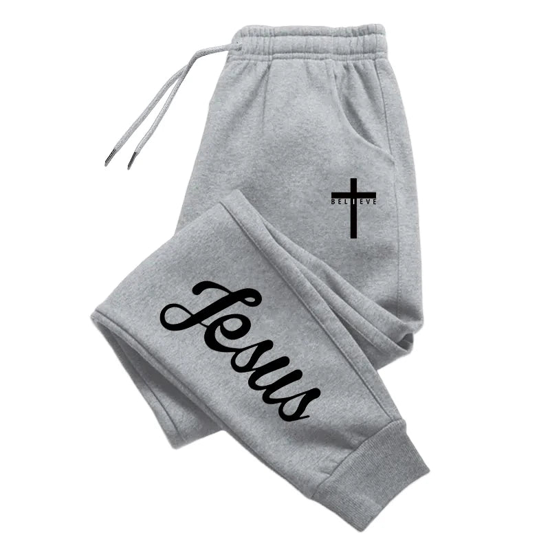 Jesus Christ Hoodies And Sweatpants Mens Set Autumn Winter Casual Tracksuit