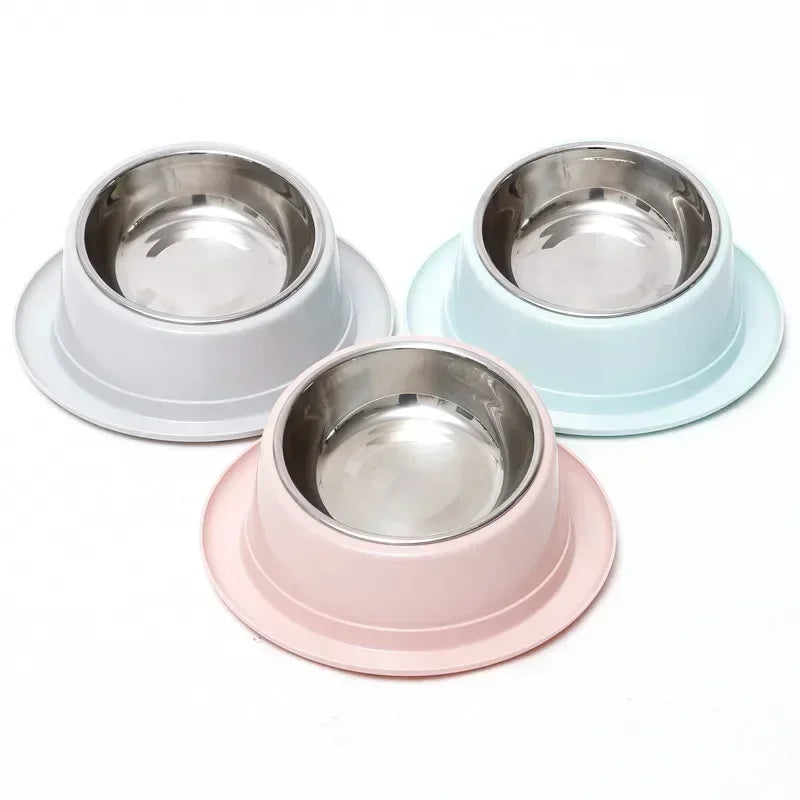 Cat Feeder Slope Anti-Ant Food Bowl Stainless Steel Bowl