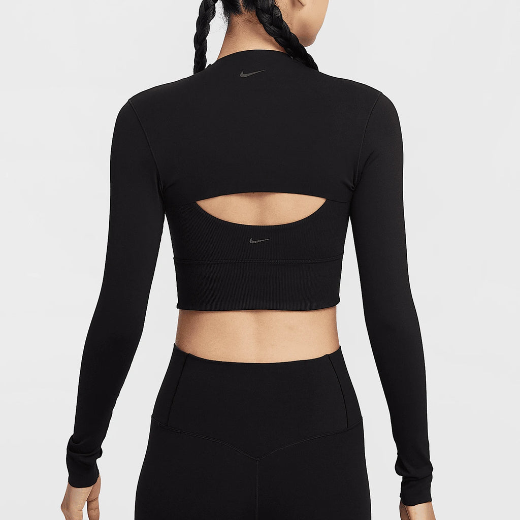 Nike Zenvy Dri Fit Womens Ultra Short Top HJ1862 010