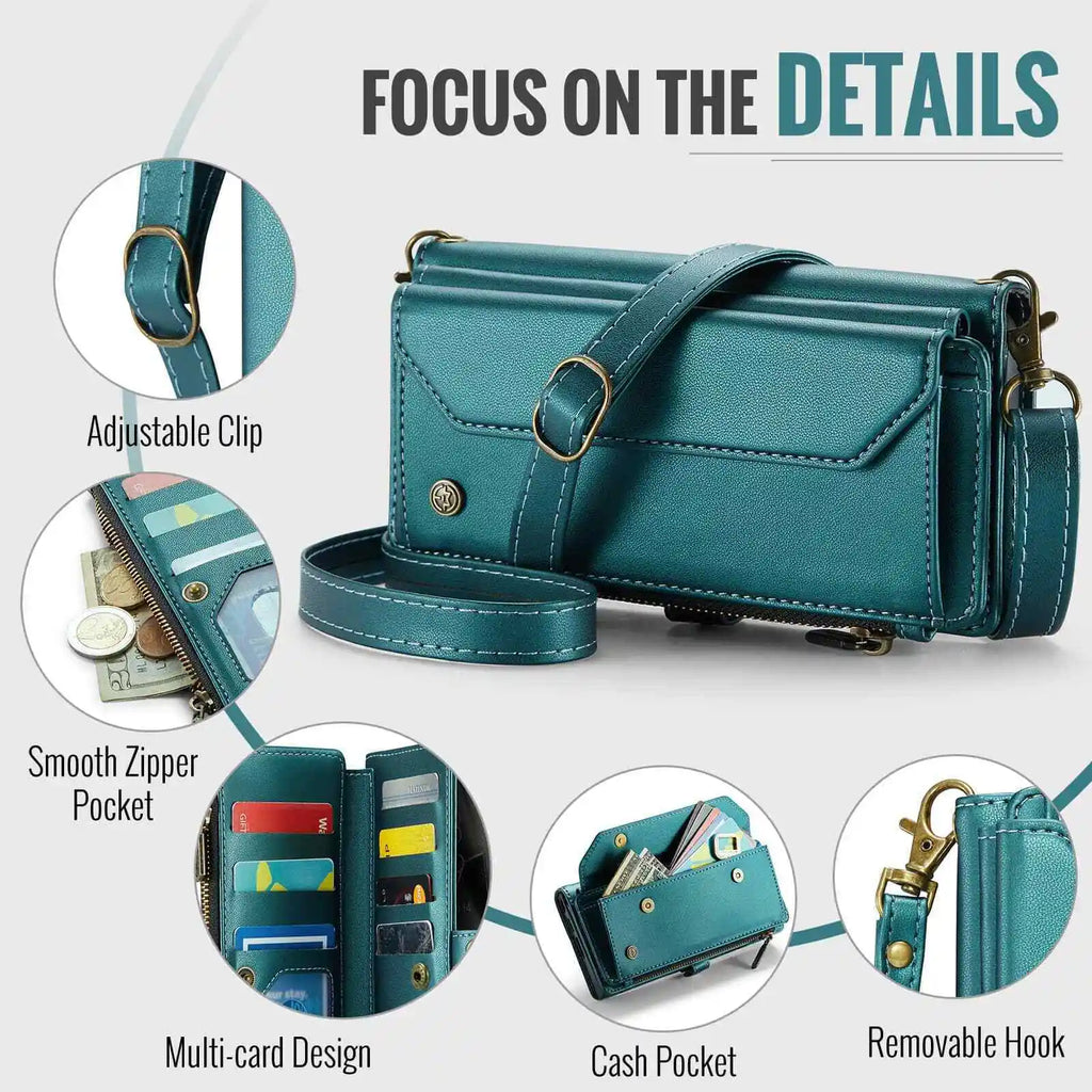 Samsung Galaxy Crossbody Wallet Case With Card Holder S24 S23 Ultra S22 S21 S20
